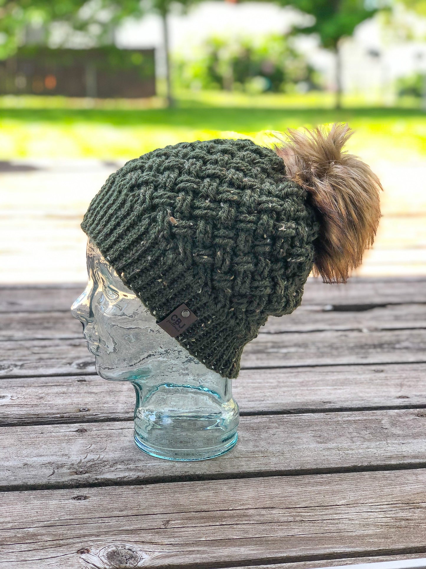 Crochet Pattern for Diagonal Weave Slouch | Crochet Hat Pattern | Hat Crocheting Pattern | DIY Written Crochet Instructions