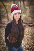 Load image into Gallery viewer, Crochet Pattern for Love My Buffalo Plaid Slouch | Crochet Hat Pattern | Hat Crocheting Pattern | DIY Written Crochet Instructions
