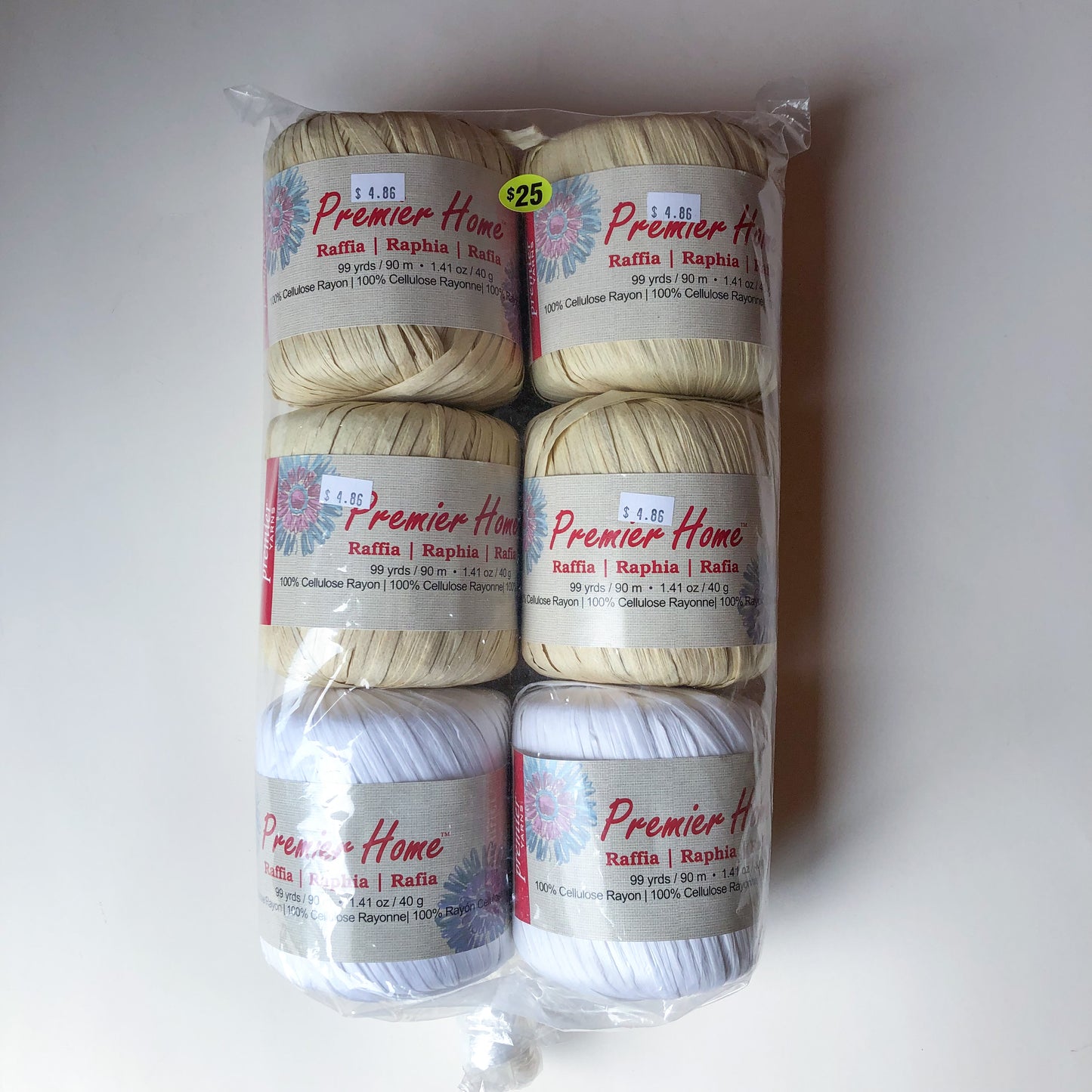 YARN (DISCONTINUED): Raffia/Paper Yarn | Sun Hat Making Supplies | Free Crochet Pattern with Purchase