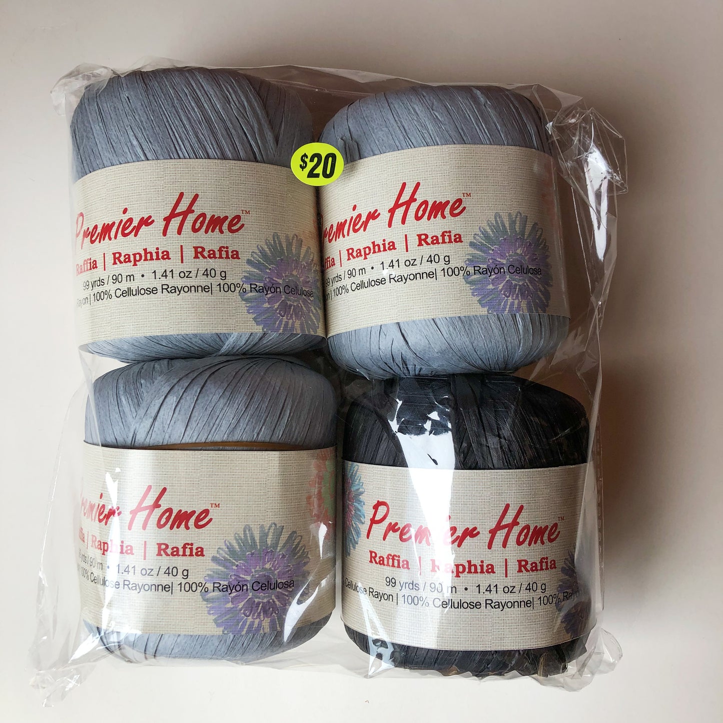 YARN (DISCONTINUED): Raffia/Paper Yarn | Sun Hat Making Supplies | Free Crochet Pattern with Purchase