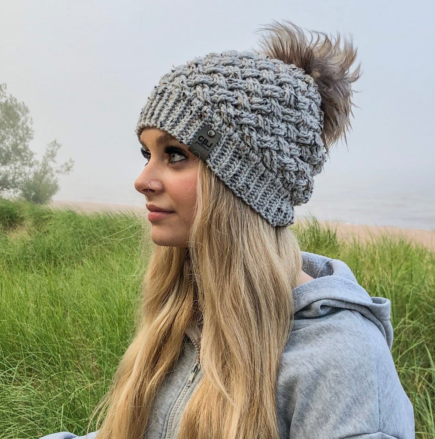 Crochet Pattern for Diagonal Weave Slouch | Crochet Hat Pattern | Hat Crocheting Pattern | DIY Written Crochet Instructions