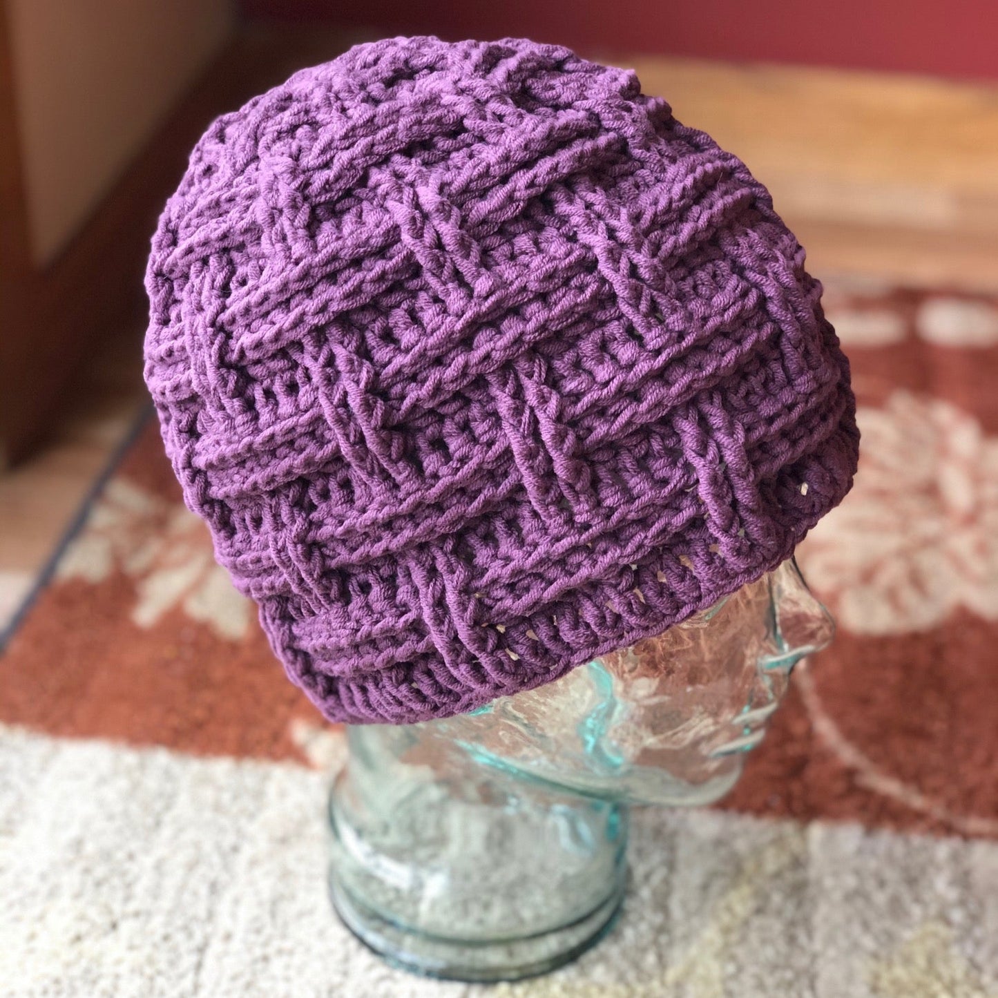 Crochet Pattern for Winter Weave Beanie | Crochet Hat Pattern | Hat Crocheting Pattern | DIY Written Crochet Instructions