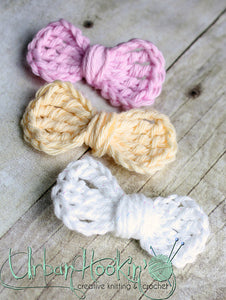 Crochet Pattern for Crochet Bow Pattern Pack | Crochet Hat Pattern | Hat Crocheting Pattern | DIY Written Crochet Instructions