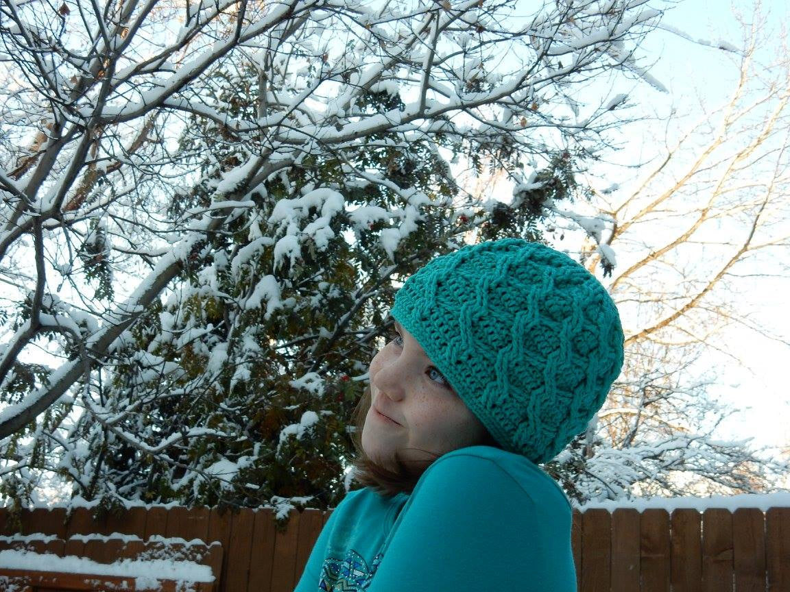 Crochet Pattern for Chain Link Beanie | Crochet Hat Pattern | Hat Crocheting Pattern | DIY Written Crochet Instructions