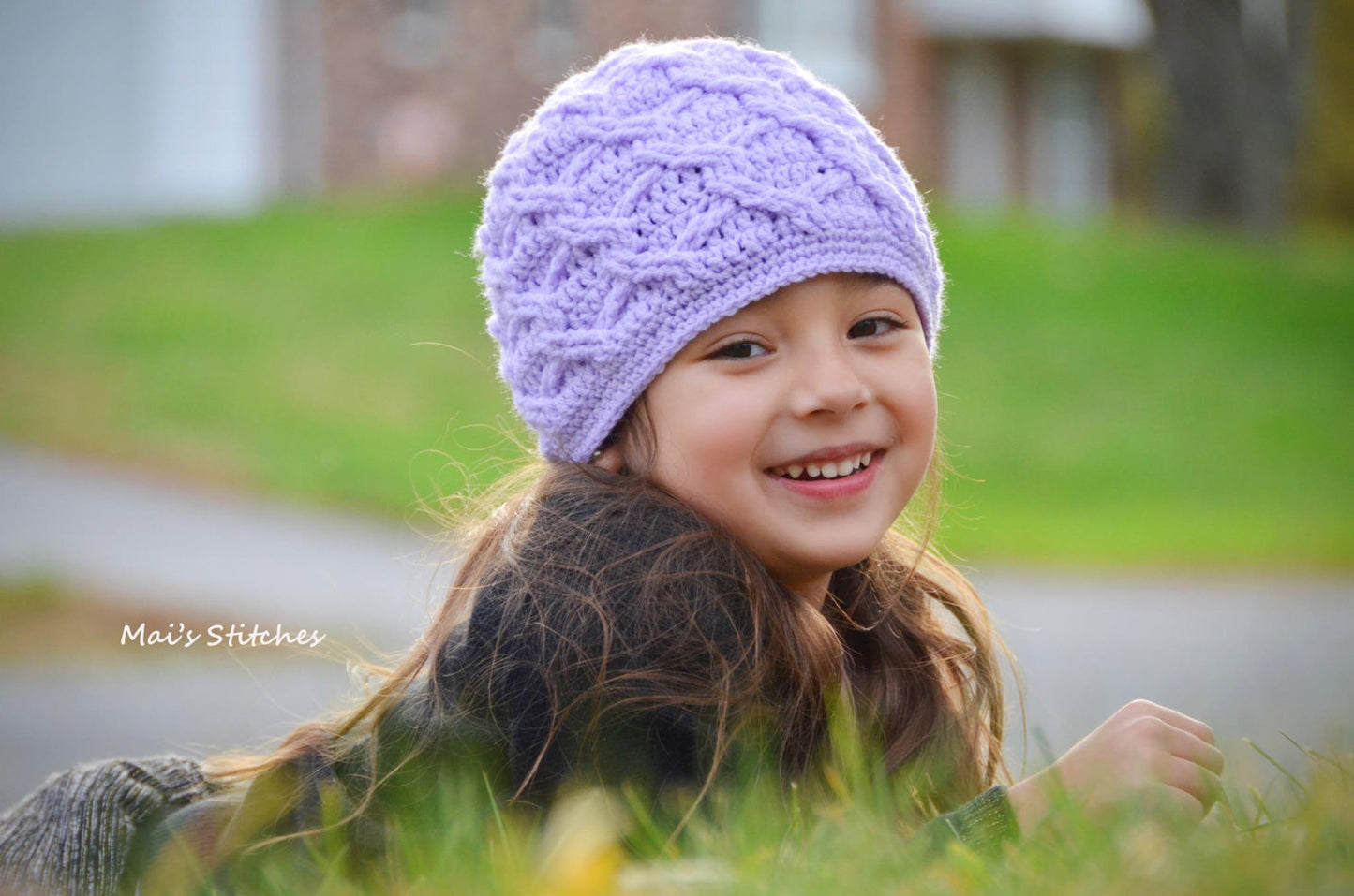 Crochet Pattern for Chain Link Beanie | Crochet Hat Pattern | Hat Crocheting Pattern | DIY Written Crochet Instructions