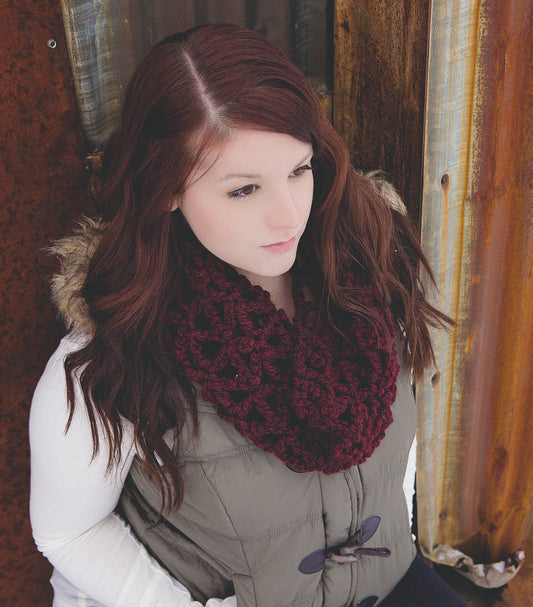 Crochet Pattern for Morgan Scarf or Cowl | Crochet Cowl Pattern | Scarf Crocheting Pattern | DIY Written Crochet Instructions