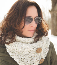Load image into Gallery viewer, Crochet Pattern for Summit Cowl | Crochet Cowl Pattern | Infinity Cowl Crocheting Pattern | DIY Written Crochet Instructions
