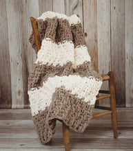 Load image into Gallery viewer, Crochet Pattern for Zig Zag Weave Blanket | Crochet Blanket Pattern | Blanket Crocheting Pattern | DIY Written Crochet Instructions
