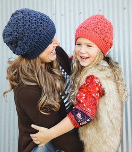 Crochet Pattern for Snow Flurry Slouch Hat | Crochet Hat Pattern | Hat Crocheting Pattern | DIY Written Crochet Instructions