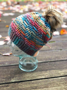 Crochet Pattern for Spiral Herringbone Slouch Hat | Crochet Hat Pattern | Hat Crocheting Pattern | DIY Written Crochet Instructions