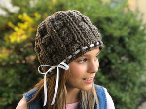 Crochet Pattern for Gracie Beanie | Crochet Hat Pattern | Hat Crocheting Pattern | DIY Written Crochet Instructions