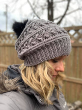 Load image into Gallery viewer, Crochet Pattern for Arrow Ridge Slouch Hat | Crochet Hat Pattern | Hat Crocheting Pattern | DIY Written Crochet Instructions
