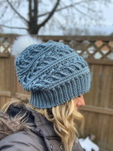 Load image into Gallery viewer, Crochet Pattern for Arrow Ridge Slouch Hat | Crochet Hat Pattern | Hat Crocheting Pattern | DIY Written Crochet Instructions
