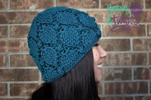 Crochet Pattern for Paradigm Shift Beanie | Crochet Hat Pattern | Hat Crocheting Pattern | DIY Written Crochet Instructions