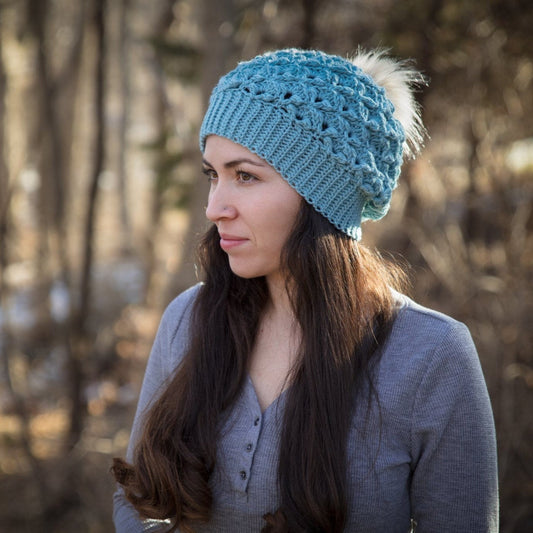 Crochet Pattern for Wintertide Slouch Hat | Crochet Hat Pattern | Hat Crocheting Pattern | DIY Written Crochet Instructions
