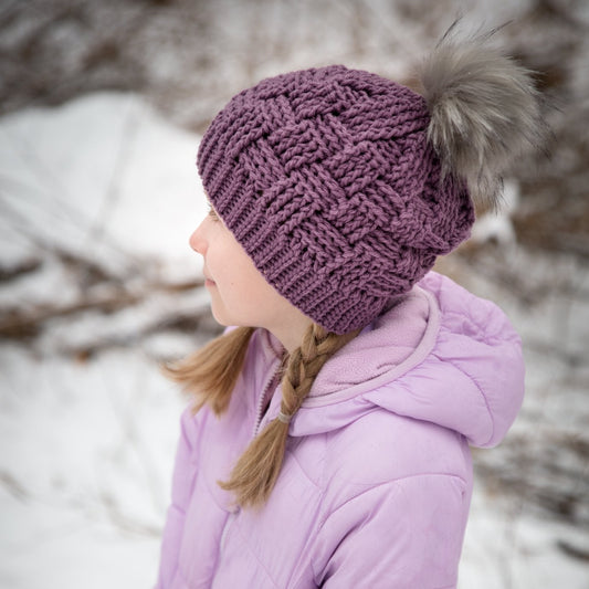 Crochet Pattern for Basket Weave Slouch | Crochet Hat Pattern | Hat Crocheting Pattern | DIY Written Crochet Instructions