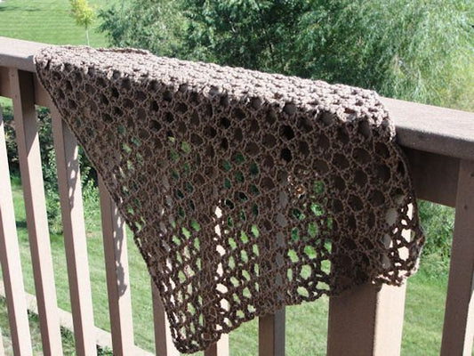Crochet Pattern for Mermaid Fishing Net Blanket Photography Prop | Crochet Mermaid Blanket Pattern | Mermaid Net Crocheting Pattern | DIY Written Crochet Instructions
