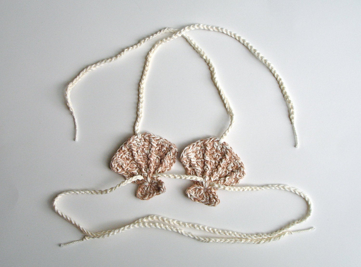 Crochet Pattern for Mermaid Shell Bikini Top | Crochet Bikini Top Pattern | Bikini Top Crocheting Pattern | DIY Written Crochet Instructions