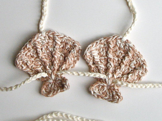 Crochet Pattern for Mermaid Shell Bikini Top | Crochet Bikini Top Pattern | Bikini Top Crocheting Pattern | DIY Written Crochet Instructions