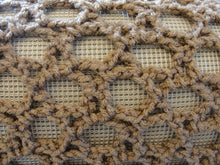 Load image into Gallery viewer, Crochet Pattern for Mermaid Fishing Net Blanket Photography Prop | Crochet Mermaid Blanket Pattern | Mermaid Net Crocheting Pattern | DIY Written Crochet Instructions

