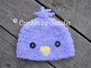 Crochet Pattern for Pipsqueaks Bunny and Chick Hats | Crochet Hat Pattern | Hat Crocheting Pattern | DIY Written Crochet Instructions
