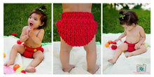 Load image into Gallery viewer, Crochet Pattern for Ripple Berry Diaper Cover | Crochet Diaper Cover Pattern | Diaper Cover Crocheting Pattern | DIY Written Crochet Instructions
