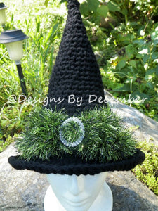 Crochet Pattern for Halloween Witch and Wizard Hat | Crochet Hat Pattern | Hat Crocheting Pattern | DIY Written Crochet Instructions