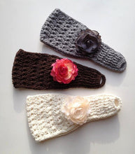 Load image into Gallery viewer, Crochet Pattern for Star Stitch Ear Warmer Headband | Crochet Headband Pattern | Ear Warmer Crocheting Pattern | DIY Written Crochet Instructions
