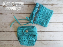Load image into Gallery viewer, Crochet Pattern for Star Stitch Diaper Cover | Crochet Diaper Cover Pattern | Diaper Cover Crocheting Pattern | DIY Written Crochet Instructions
