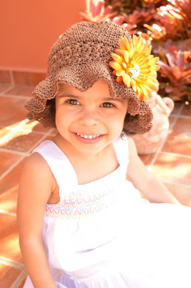 Crochet Pattern for Starlight Sun Hat | Crochet Hat Pattern | Hat Crocheting Pattern | DIY Written Crochet Instructions