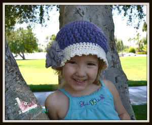 Crochet Pattern for Kamryn Beanie or Cloche Hat | Crochet Hat Pattern | Hat Crocheting Pattern | DIY Written Crochet Instructions