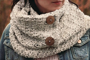 Crochet Pattern for Star Stitch Infinity Scarf or Cowl | Crochet Scarf Pattern | Infinity Cowl Crocheting Pattern | DIY Written Crochet Instructions