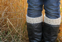 Load image into Gallery viewer, Crochet Pattern for Star Stitch Boot Cuffs | Crochet Boot Cuffs Pattern | Boot Cuff Crocheting Pattern | DIY Written Crochet Instructions
