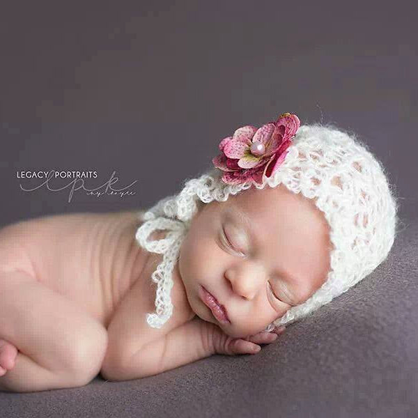 Crochet Pattern for Kate Baby Bonnet | Crochet Baby Bonnet Pattern | Baby Hat Crocheting Pattern | DIY Written Crochet Instructions