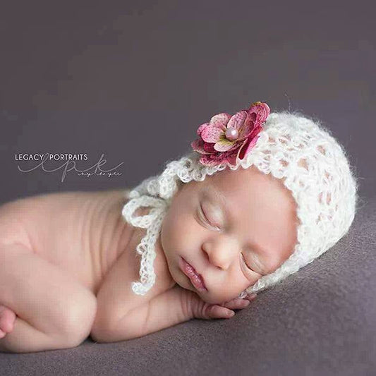 Crochet Pattern for Kate Baby Bonnet | Crochet Baby Bonnet Pattern | Baby Hat Crocheting Pattern | DIY Written Crochet Instructions
