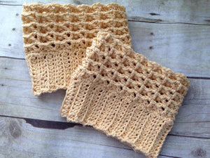 Crochet Pattern for Kylie Boot Cuff Leg Warmers | Crochet Boot Cuffs Pattern | Boot Cuff Crocheting Pattern | DIY Written Crochet Instructions