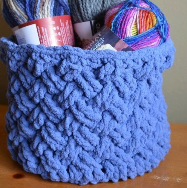 Crochet Pattern for Chunky Diagonal Weave Baby Cocoon, Bowl, or Basket | Crochet Snuggle Sack Pattern | Baby Cocoon Crocheting Pattern | DIY Written Crochet Instructions