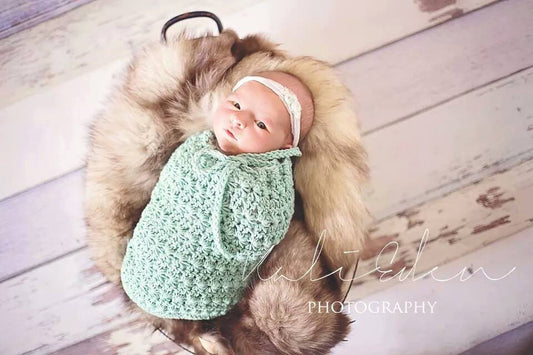 Crochet Pattern for Star Stitch Baby Cocoon or Swaddle Sack | Crochet Hat Pattern | Hat Crocheting Pattern | DIY Written Crochet Instructions