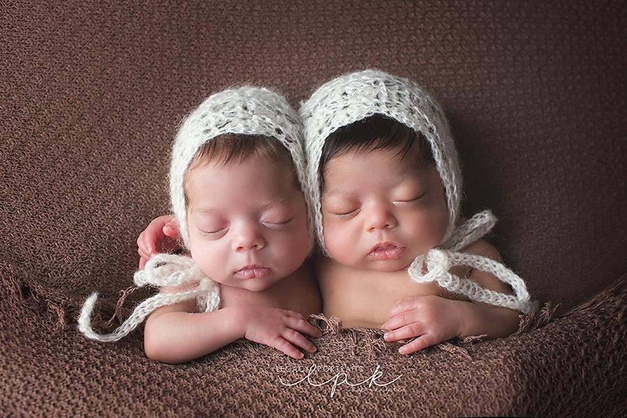 Crochet Pattern for Mohair Vivian Baby Bonnet | Crochet Baby Bonnet Pattern | Baby Hat Crocheting Pattern | DIY Written Crochet Instructions