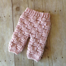 Load image into Gallery viewer, Crochet Pattern for Basket Weave Baby Pants or Shorties | Crochet Baby Pants Pattern | Baby Pants Crocheting Pattern | DIY Written Crochet Instructions
