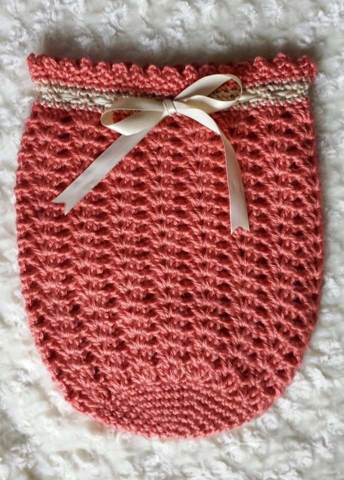 Crochet Pattern for Katrina Baby Cocoon or Swaddle Sack | Crochet Snuggle Sack Pattern | Baby Cocoon Crocheting Pattern | DIY Written Crochet Instructions