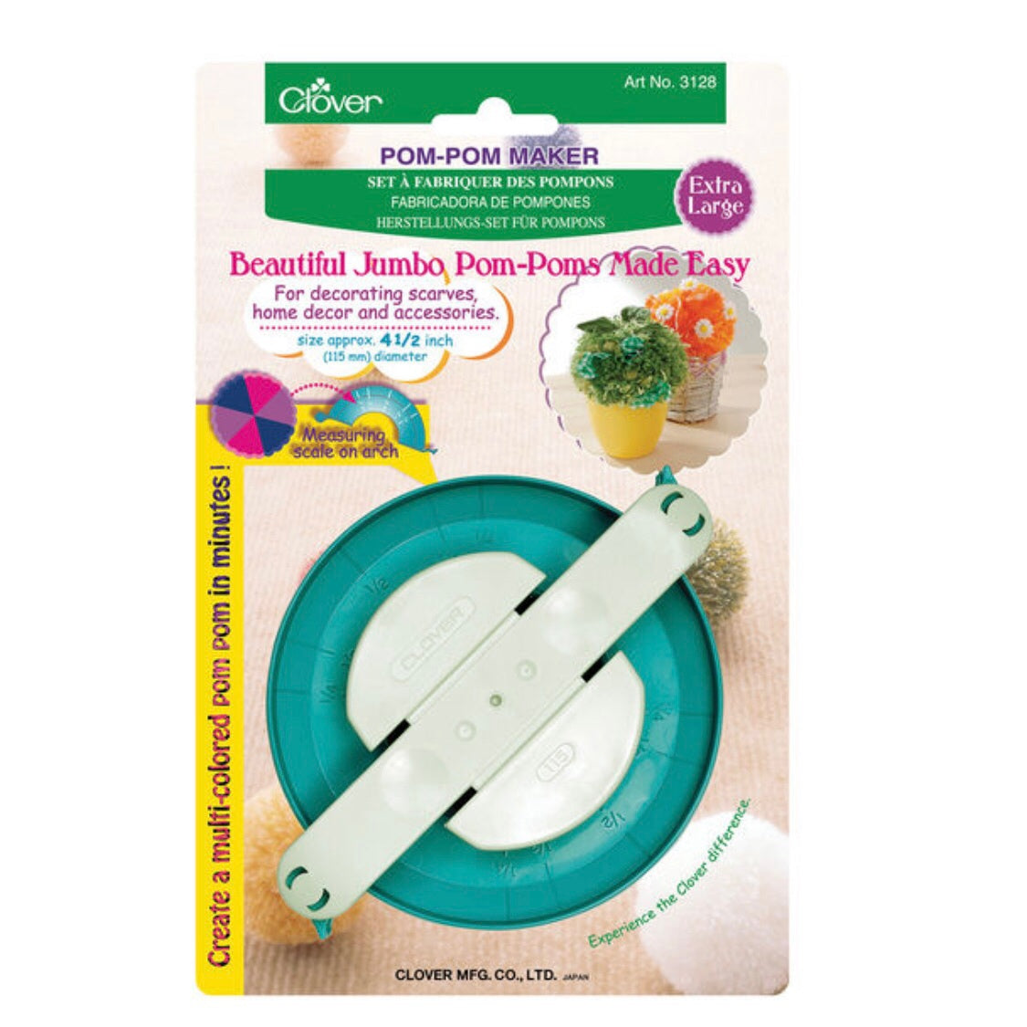 TOOLS: Clover Pom-Pom Makers - Multiple Sizes
