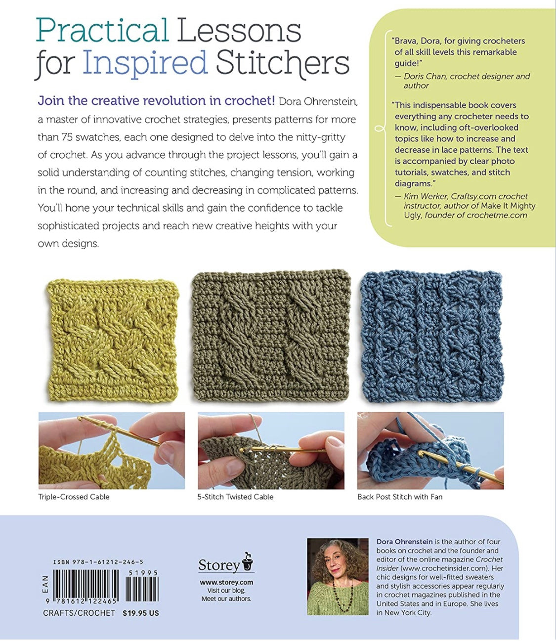 CROCHET BOOK: The Crocheter's Skill-Building Workshop: Essential Techniques for Becoming a More Versatile, Adventurous Crocheter by Dora Ohrenstein