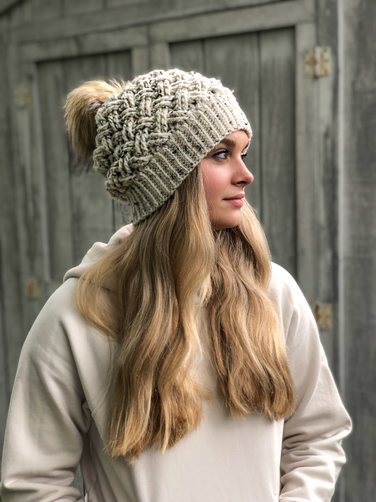 Crochet Pattern for Mini Tundra Weave Slouch | Crochet Hat Pattern | Hat Crocheting Pattern | DIY Written Crochet Instructions