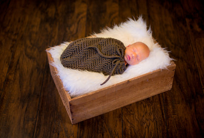 Crochet Pattern for Spiral Herringbone Baby Cocoon or Swaddle Sack | Crochet Snuggle Sack Pattern | Baby Cocoon Crocheting Pattern | DIY Written Crochet Instructions