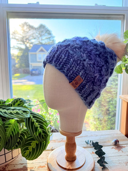 KNIT Pattern for Crossweave Beanie | Knit Hat Pattern | Hat Knitting Pattern | DIY Written Knit Instructions