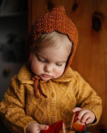 Crochet Pattern for Lacy Pixie Bonnet | Crochet Baby Bonnet Pattern | Baby Hat Crocheting Pattern | DIY Written Crochet Instructions