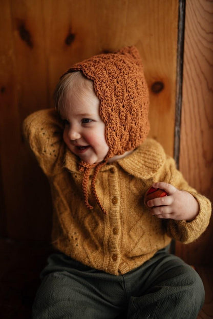 Crochet Pattern for Lacy Pixie Bonnet | Crochet Baby Bonnet Pattern | Baby Hat Crocheting Pattern | DIY Written Crochet Instructions
