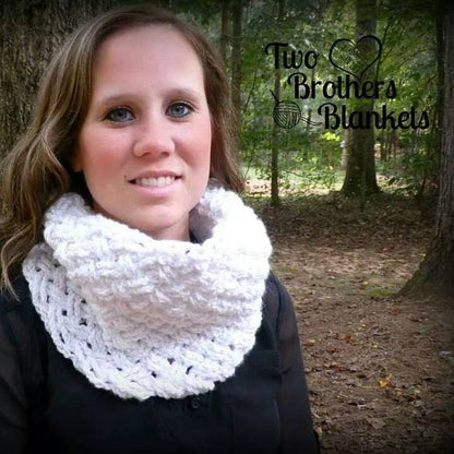 Crochet Pattern for Diagonal Weave Infinity Scarf or Cowl | Crochet Scarf Pattern | Scarf Crocheting Pattern | DIY Written Crochet Instructions