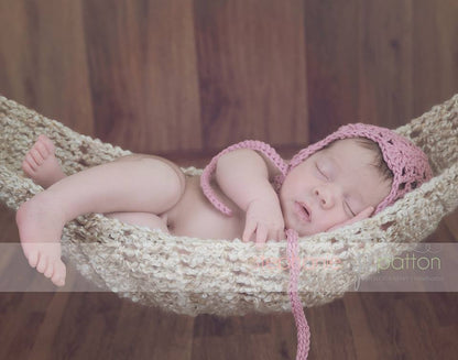 Crochet Pattern for Julianna Baby Bonnet | Crochet Baby Bonnet Pattern | Baby Hat Crocheting Pattern | DIY Written Crochet Instructions